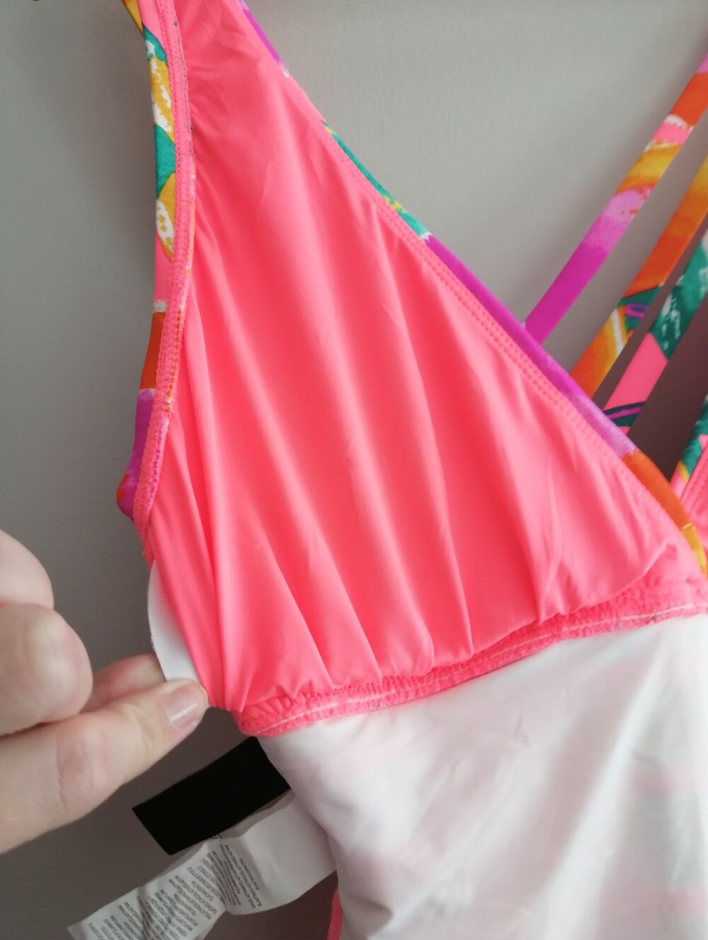 NWOT La Blanca Isla Del Sol Vibrant Multi-Strap One Piece Swim Bathing Suit 10 - Picture 10 of 16